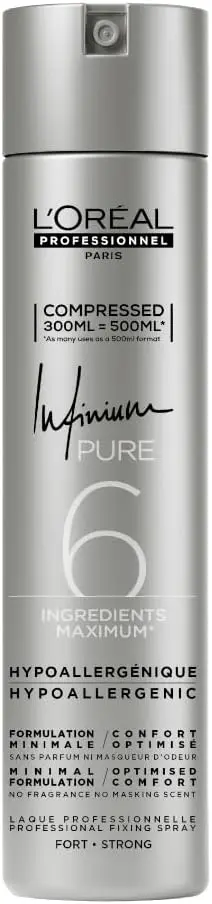 [L'Oréal Professionnel] Laque infinium pure forte - 300 ml 