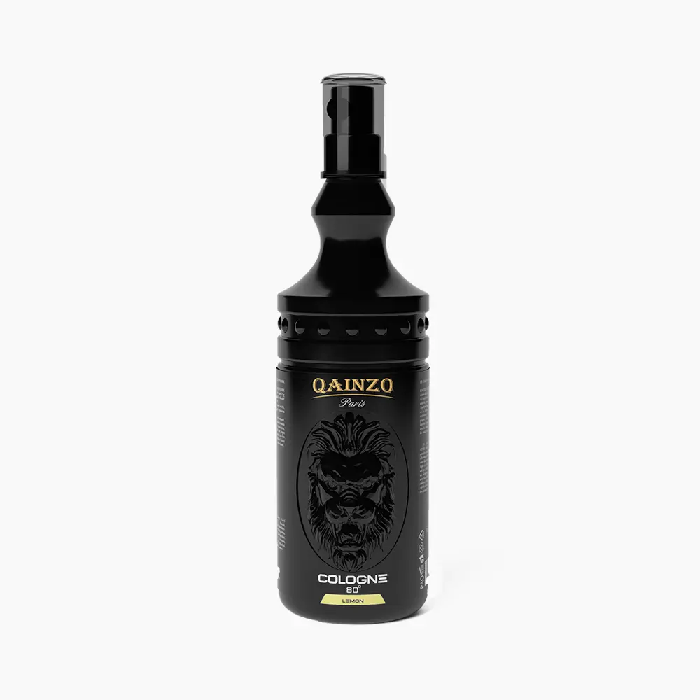 Eau de cologne lemon Qainzo - 400 ml - Parfum citron 