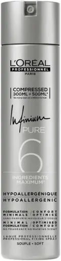 [L'Oréal Professionnel] Laque infinium pure souple - 300 ml
